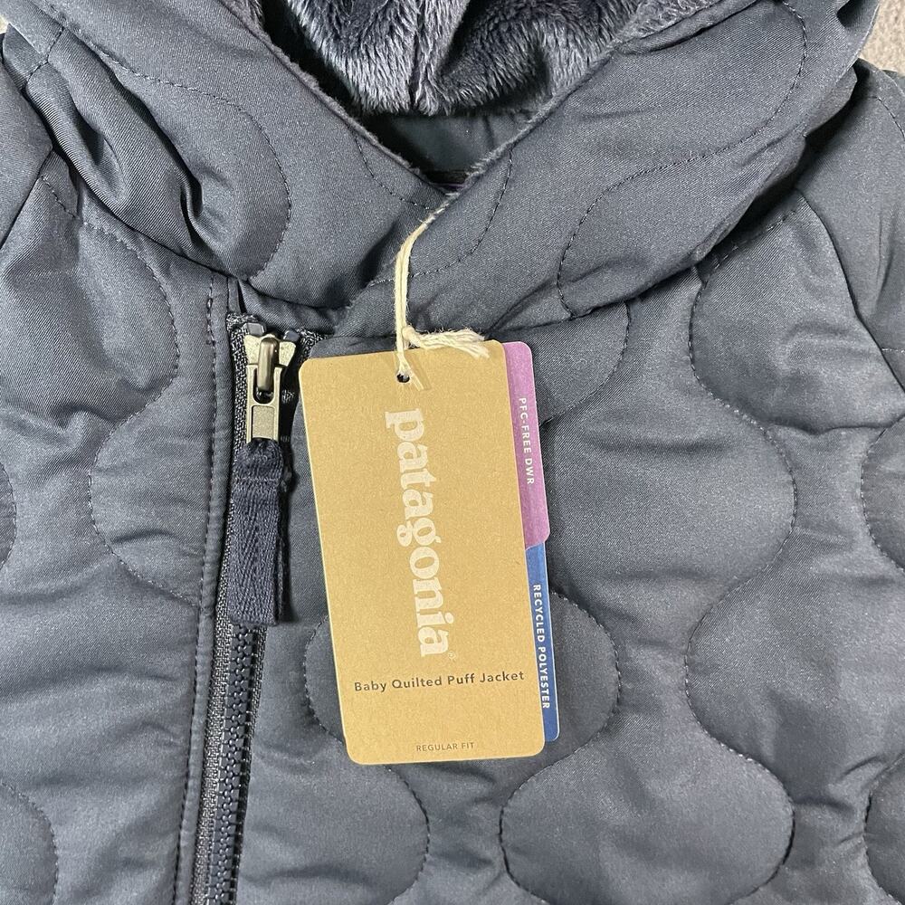 Patagonia Baby Quilted Puff Jacket Navy 3-6 Months - Picture 4 of 9